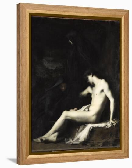 Saint Sébastien-Jean Jacques Henner-Framed Premier Image Canvas