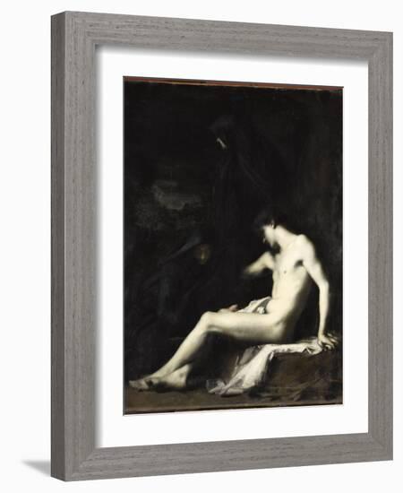 Saint Sébastien-Jean Jacques Henner-Framed Giclee Print