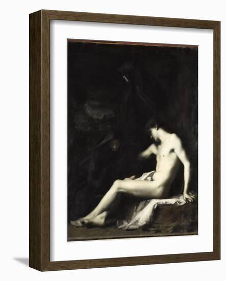 Saint Sébastien-Jean Jacques Henner-Framed Giclee Print