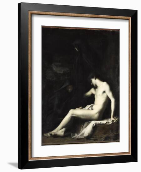 Saint Sébastien-Jean Jacques Henner-Framed Giclee Print