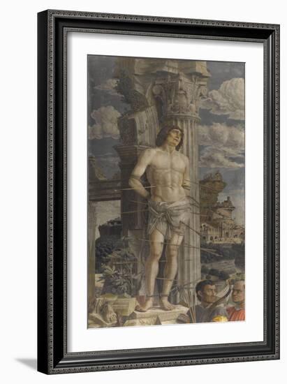 Saint Sébastien-Andrea Mantegna-Framed Giclee Print