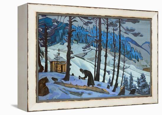 Saint Sergius the Builder, 1925-Nicholas Roerich-Framed Premier Image Canvas