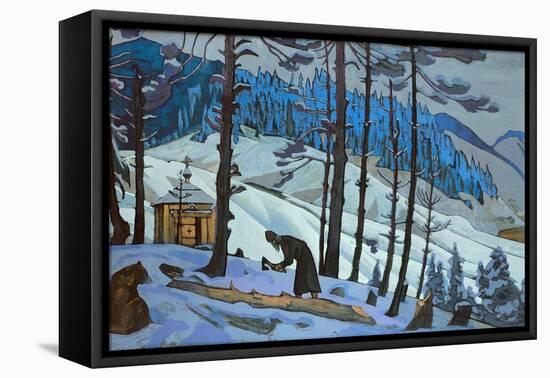 Saint Sergius the Builder, 1925-Nicholas Roerich-Framed Premier Image Canvas