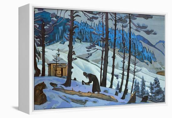 Saint Sergius the Builder, 1925-Nicholas Roerich-Framed Premier Image Canvas