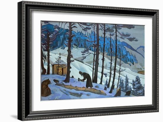 Saint Sergius the Builder, 1925-Nicholas Roerich-Framed Giclee Print