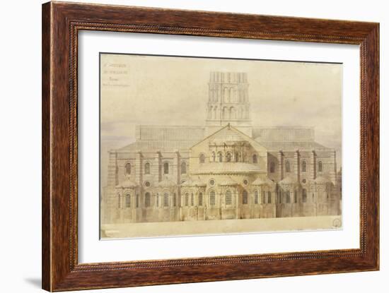 Saint-Sernin de Toulouse chevet restauré-Eugène Viollet-le-Duc-Framed Giclee Print