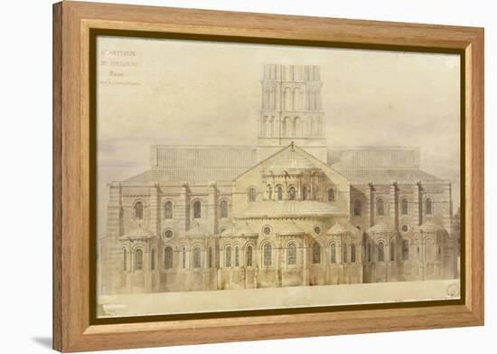Saint-Sernin de Toulouse chevet restauré-Eugène Viollet-le-Duc-Framed Premier Image Canvas