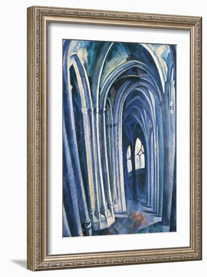 Saint-Séverin #1, 1909-Robert Delaunay-Framed Giclee Print