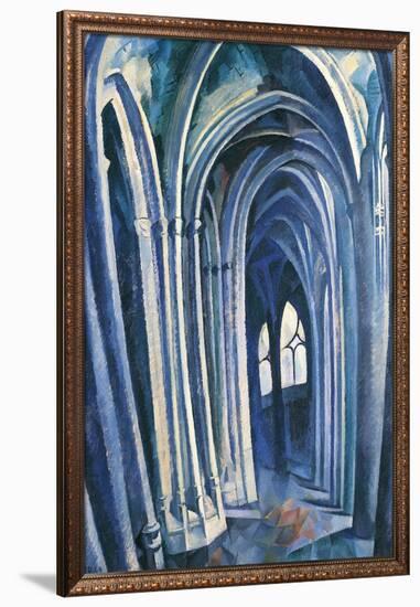 Saint-Séverin #1, 1909-Robert Delaunay-Framed Premium Giclee Print