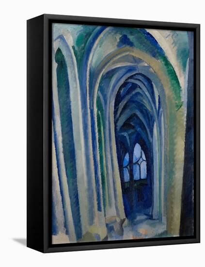 Saint-Severin, 1909 (Oil on Canvas)-Robert Delaunay-Framed Premier Image Canvas