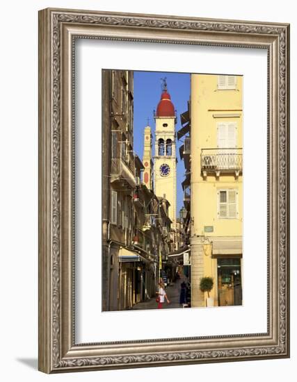 Saint Spyridon Church, Corfu Old Town, Corfu, the Ionian Islands, Greek Islands, Greece, Europe-Neil Farrin-Framed Photographic Print