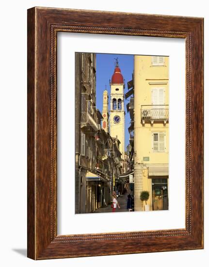 Saint Spyridon Church, Corfu Old Town, Corfu, the Ionian Islands, Greek Islands, Greece, Europe-Neil Farrin-Framed Photographic Print