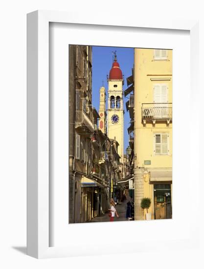 Saint Spyridon Church, Corfu Old Town, Corfu, the Ionian Islands, Greek Islands, Greece, Europe-Neil Farrin-Framed Photographic Print