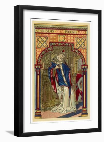 Saint Stanislas Polish Patron Saint-null-Framed Art Print