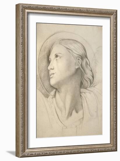 Saint Symphorian after Ingres-Edgar Degas-Framed Giclee Print