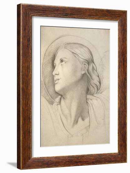 Saint Symphorian after Ingres-Edgar Degas-Framed Giclee Print