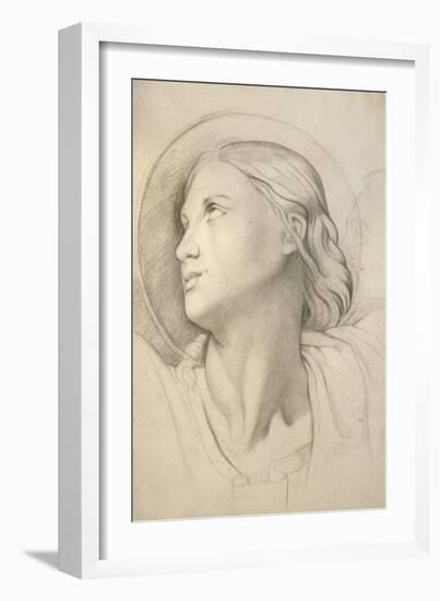 Saint Symphorian after Ingres-Edgar Degas-Framed Giclee Print