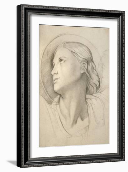 Saint Symphorian after Ingres-Edgar Degas-Framed Giclee Print