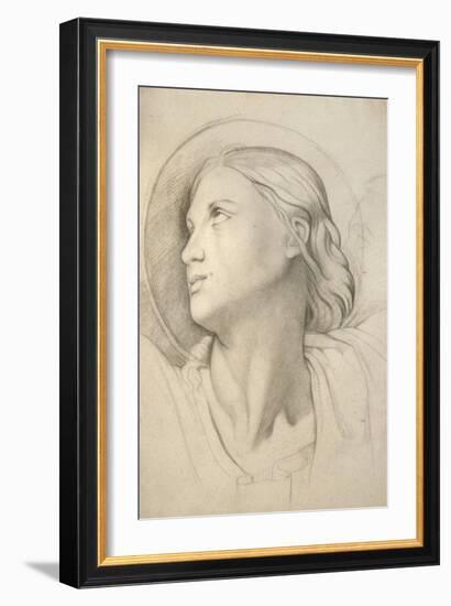 Saint Symphorian after Ingres-Edgar Degas-Framed Giclee Print