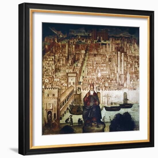 Saint Theodore and City of Pavia, 1522-Bernardino Luini-Framed Giclee Print