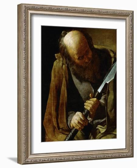 Saint Thomas, circa 1624-Georges de La Tour-Framed Giclee Print