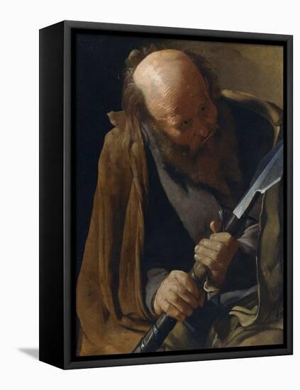 Saint Thomas the Apostle-Georges de La Tour-Framed Premier Image Canvas