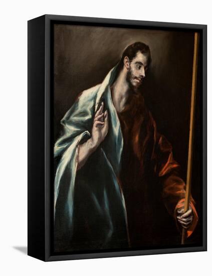 Saint Thomas the Apostle-El Greco-Framed Premier Image Canvas