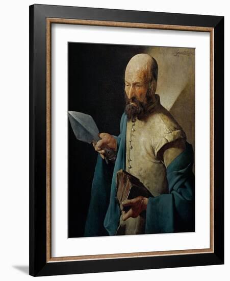 Saint Thomas-Georges de La Tour-Framed Giclee Print