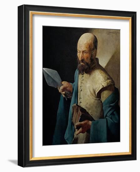 Saint Thomas-Georges de La Tour-Framed Giclee Print