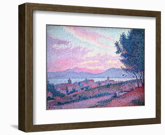 Saint-Tropez, 1896 (Oil on Canvas)-Paul Signac-Framed Giclee Print