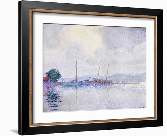 Saint-Tropez, Apres L'Orage-Paul Signac-Framed Giclee Print