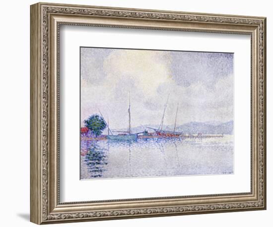 Saint-Tropez, Apres L'Orage-Paul Signac-Framed Premium Giclee Print