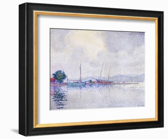 Saint-Tropez, Apres L'Orage-Paul Signac-Framed Premium Giclee Print