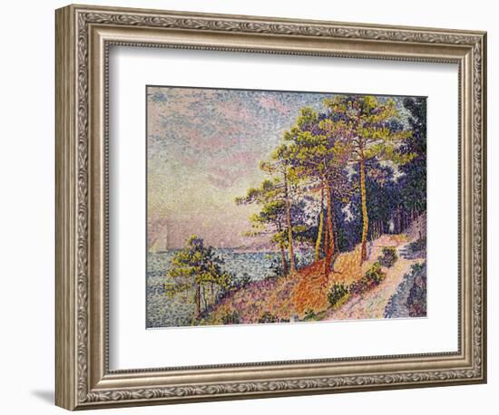 Saint -Tropez, le Sentier de Douane, 1905-Paul Signac-Framed Giclee Print