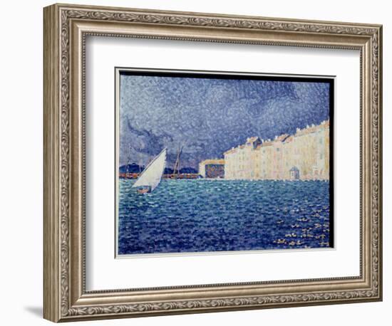 Saint Tropez Painting by Paul Signac (1863-1935) 1895 Saint Tropez Museum of the Annonciade-Paul Signac-Framed Giclee Print