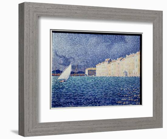 Saint Tropez Painting by Paul Signac (1863-1935) 1895 Saint Tropez Museum of the Annonciade-Paul Signac-Framed Giclee Print