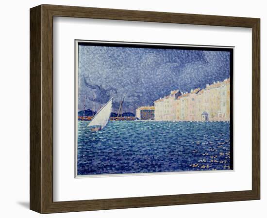 Saint Tropez Painting by Paul Signac (1863-1935) 1895 Saint Tropez Museum of the Annonciade-Paul Signac-Framed Giclee Print