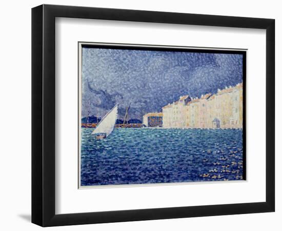 Saint Tropez Painting by Paul Signac (1863-1935) 1895 Saint Tropez Museum of the Annonciade-Paul Signac-Framed Giclee Print