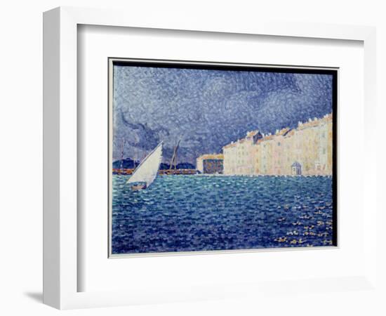 Saint Tropez Painting by Paul Signac (1863-1935) 1895 Saint Tropez Museum of the Annonciade-Paul Signac-Framed Giclee Print