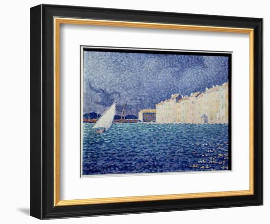 Saint Tropez Painting by Paul Signac (1863-1935) 1895 Saint Tropez Museum of the Annonciade-Paul Signac-Framed Giclee Print