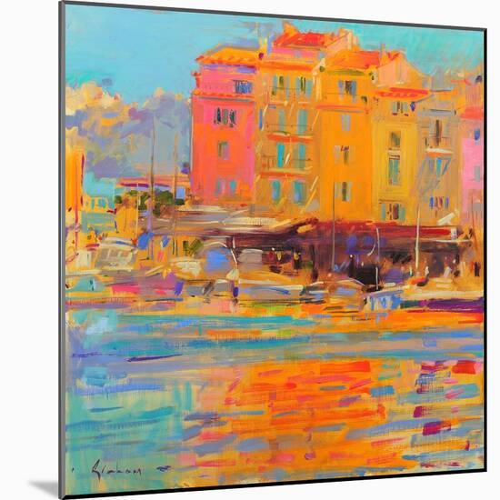 Saint-Tropez Reflections-Peter Graham-Mounted Giclee Print