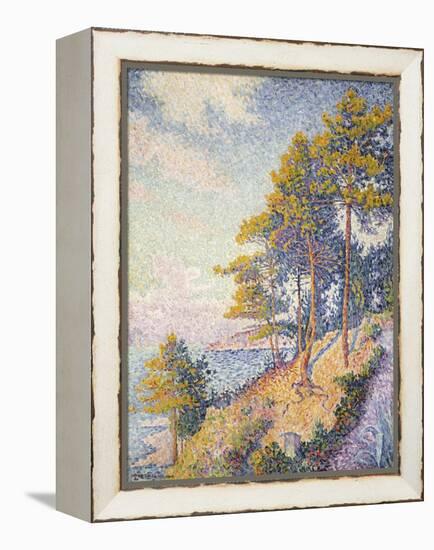 Saint Tropez, the Coastal Path, 1902-Paul Signac-Framed Premier Image Canvas