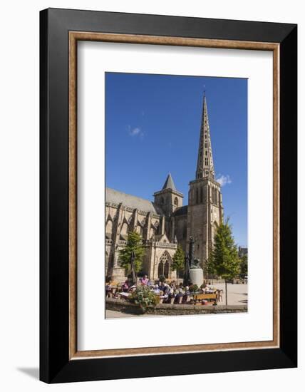 Saint Tugdual Cathedral, Treguier, Cotes D'Armor, Brittany, France, Europe-Guy Thouvenin-Framed Photographic Print