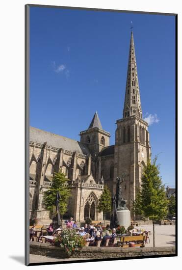 Saint Tugdual Cathedral, Treguier, Cotes D'Armor, Brittany, France, Europe-Guy Thouvenin-Mounted Photographic Print