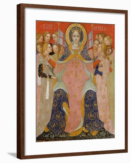 Saint Ursula and Her Maidens, c.1410-Nicolo di Pietro-Framed Giclee Print