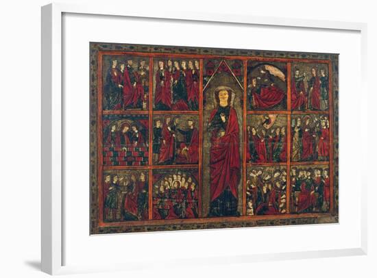 Saint Ursula with Scenes from Her Life-null-Framed Giclee Print