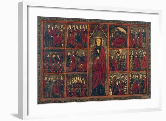 Saint Ursula with Scenes from Her Life-null-Framed Giclee Print