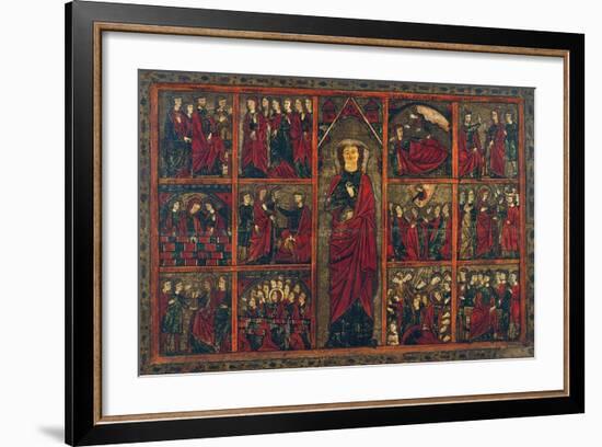 Saint Ursula with Scenes from Her Life-null-Framed Giclee Print