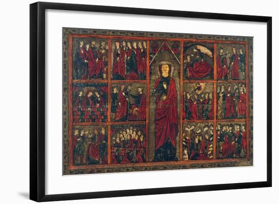 Saint Ursula with Scenes from Her Life-null-Framed Giclee Print