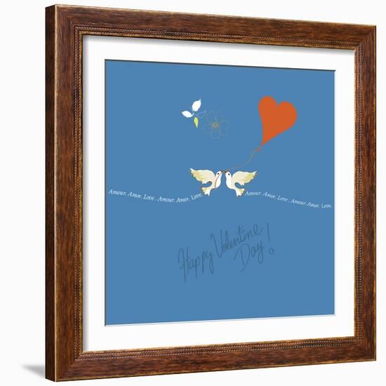 Saint Valentine-Anne Cote-Framed Giclee Print